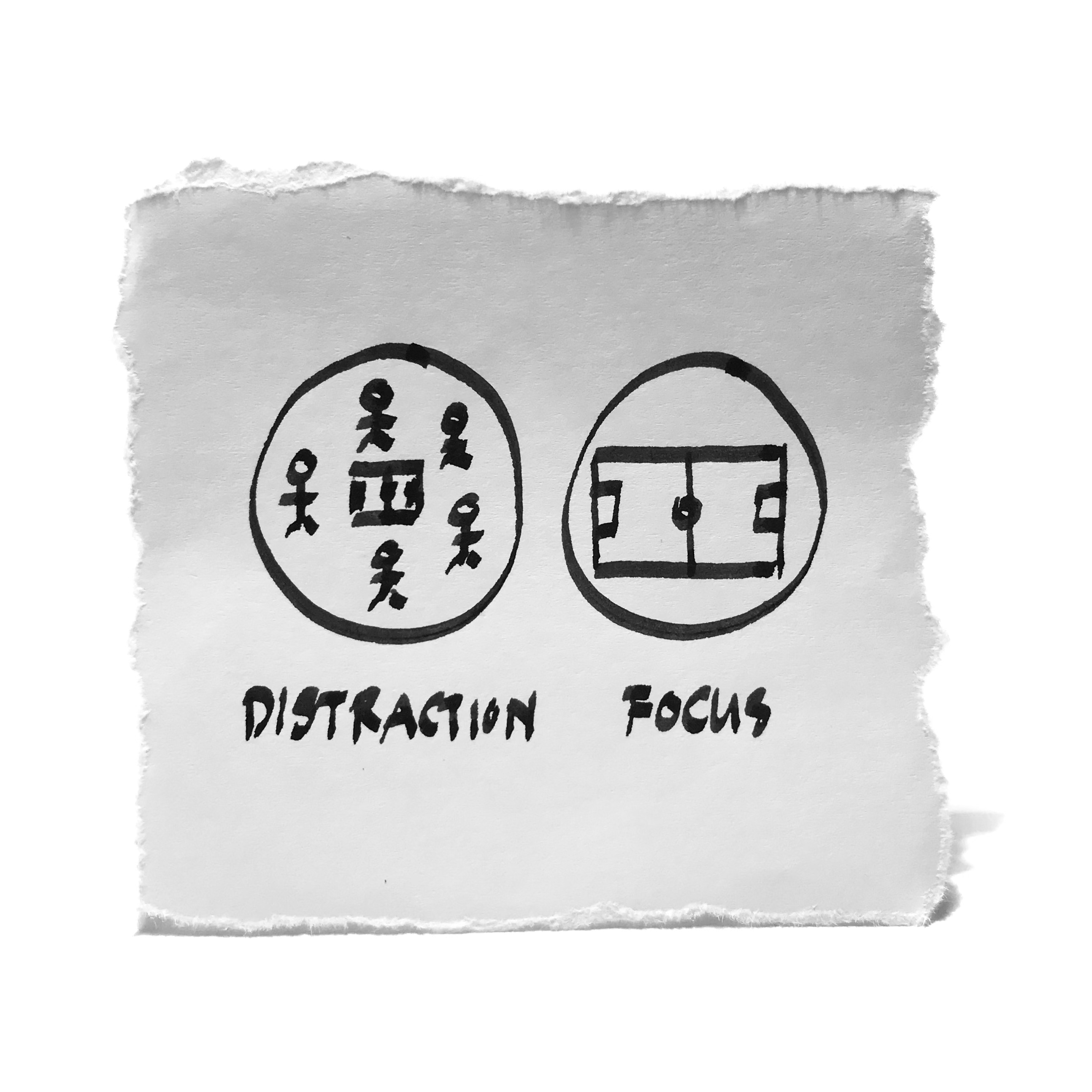 More focus, less distraction