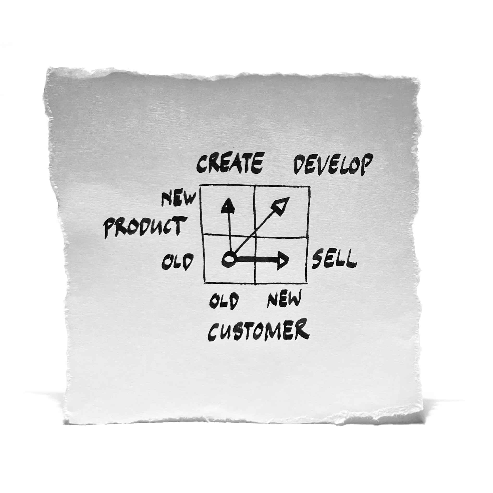 Product-Innovation: create, develop and sell.