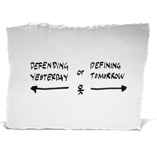 Defending yesterday or defining tomorrow?